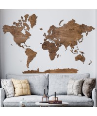 Wooden World Map | Boscohome | Customize