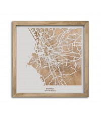 Obraz Marsylia - Plakat z Mapą Miasta - Dostosuj | boscohome.pl