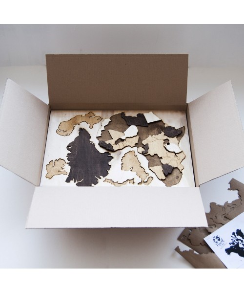 3D Wooden World Map | Boscohome | Customize