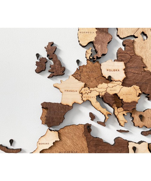 Wooden World Map | Boscohome | Made in Poland