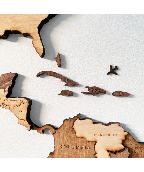 Wooden World Map | Boscohome | Made in Poland