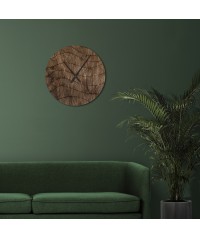 Drewniany zegar na ścianę | boscohome | dodatki do wnętrz