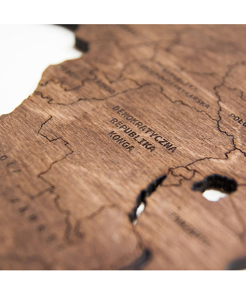 Wooden World Map | Boscohome | Customize