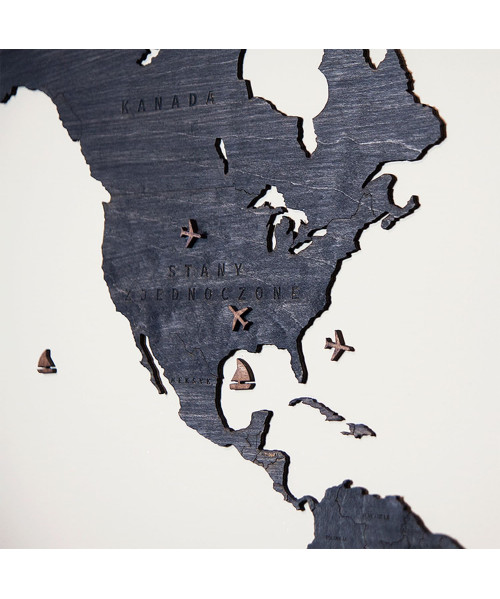 Wooden World Map | Boscohome | Customize