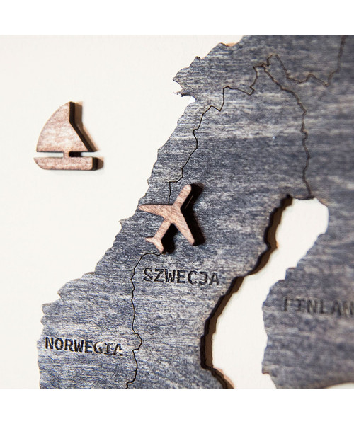 Wooden World Map | Boscohome | Customize