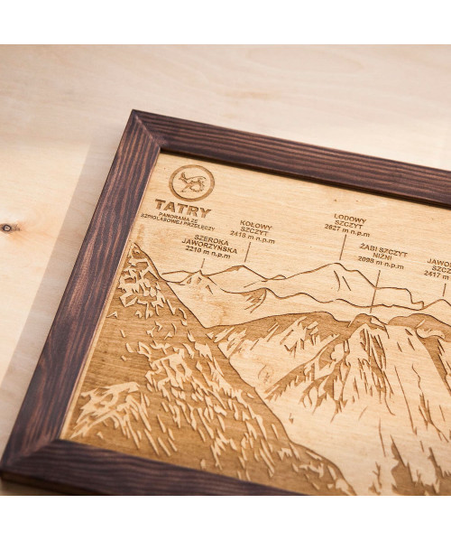 Wooden Mountain Panorama | Boscohome | Handmade in Poland