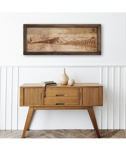 Wooden Mountain Panorama  | Boscohome | Handmade in Poland