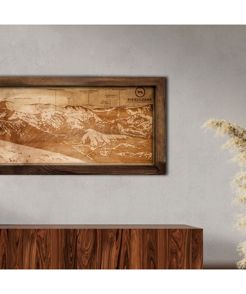 Wooden Mountain Panorama | Boscohome | Handmade in Poland