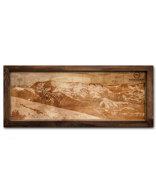 Wooden Mountain Panorama | Boscohome | Handmade in Poland