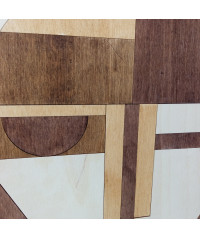 Drewniany Obraz wzór Geometria | Boscohome.pl | Stworzone W Polsce