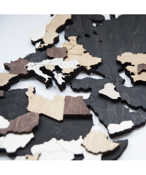 3D Wooden World Map | Boscohome | Customize