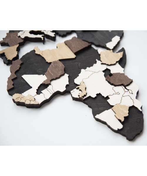 3D Wooden World Map | Boscohome | Customize