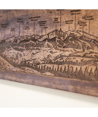 Wooden Mountain Panorama | Boscohome | Handmade in Europe