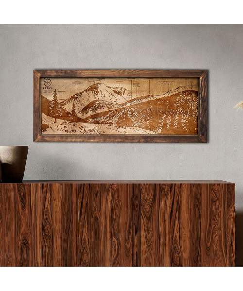 Wooden Mountain Panorama | Boscohome | Handmade in Poland