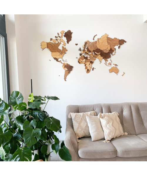 Wooden World Map | Boscohome | Made in Poland