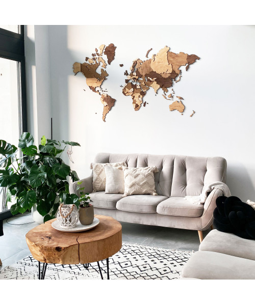 Wooden World Map | Boscohome | Made in Poland