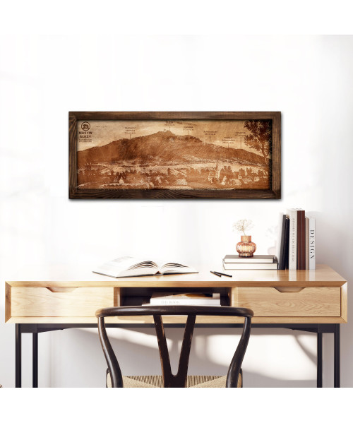 Wooden Mountain Panorama | Boscohome | Handmade in Europe