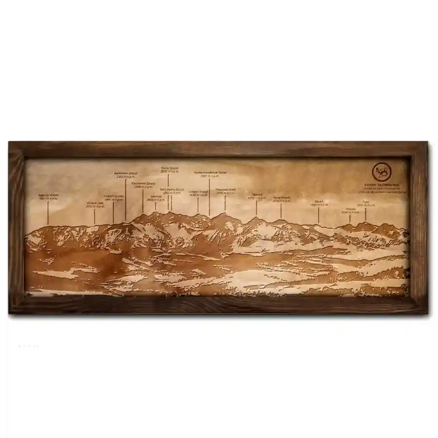 Wooden Mountain Panorama | Boscohome | Handmade in Europe