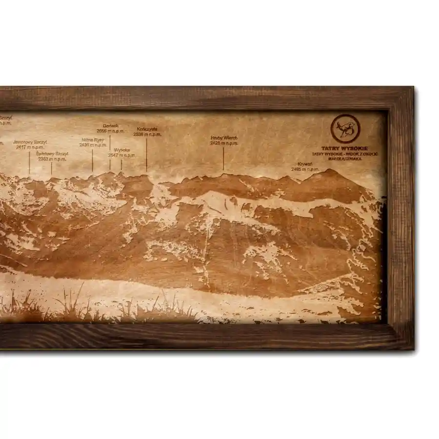 Wooden Mountain Panorama | Boscohome | Handmade in Europe