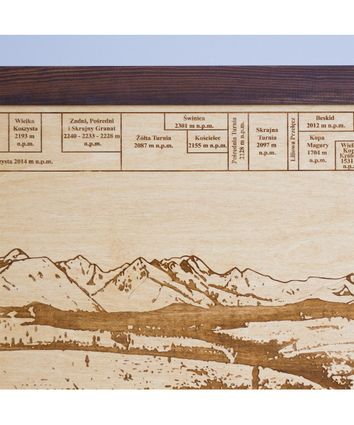 Tatry - Świnica 72x29cm