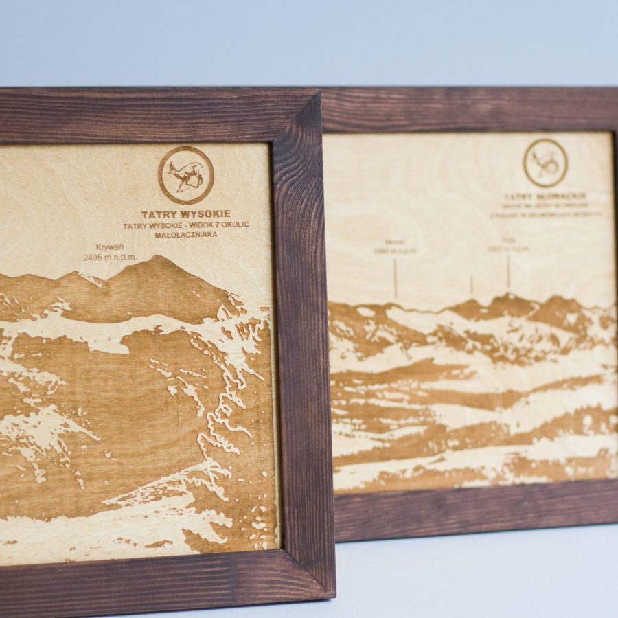 Wooden Mountain Panorama | Boscohome | Handmade in Europe