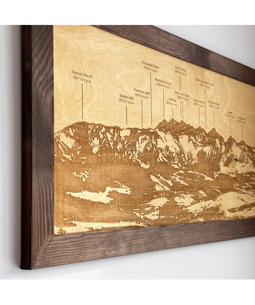 Wooden Mountain Panorama | Boscohome | Handmade in Europe