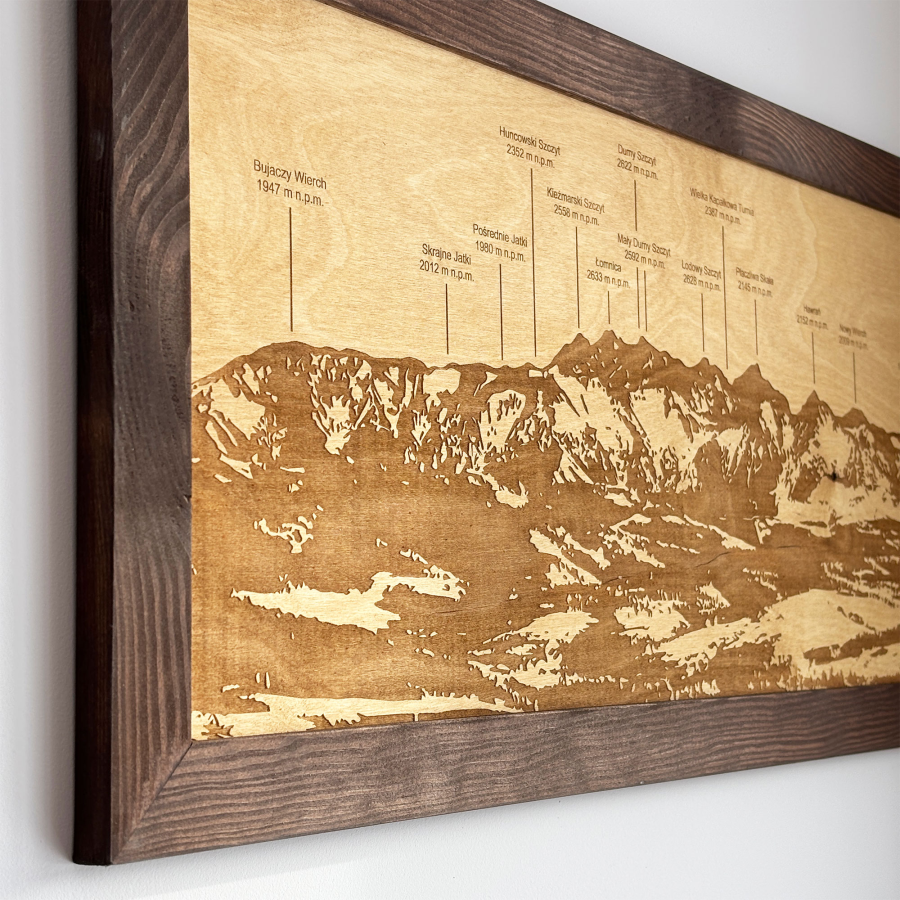 Wooden Mountain Panorama | Boscohome | Handmade in Europe