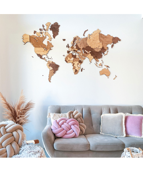 Wooden World Map | Boscohome | Made in Poland