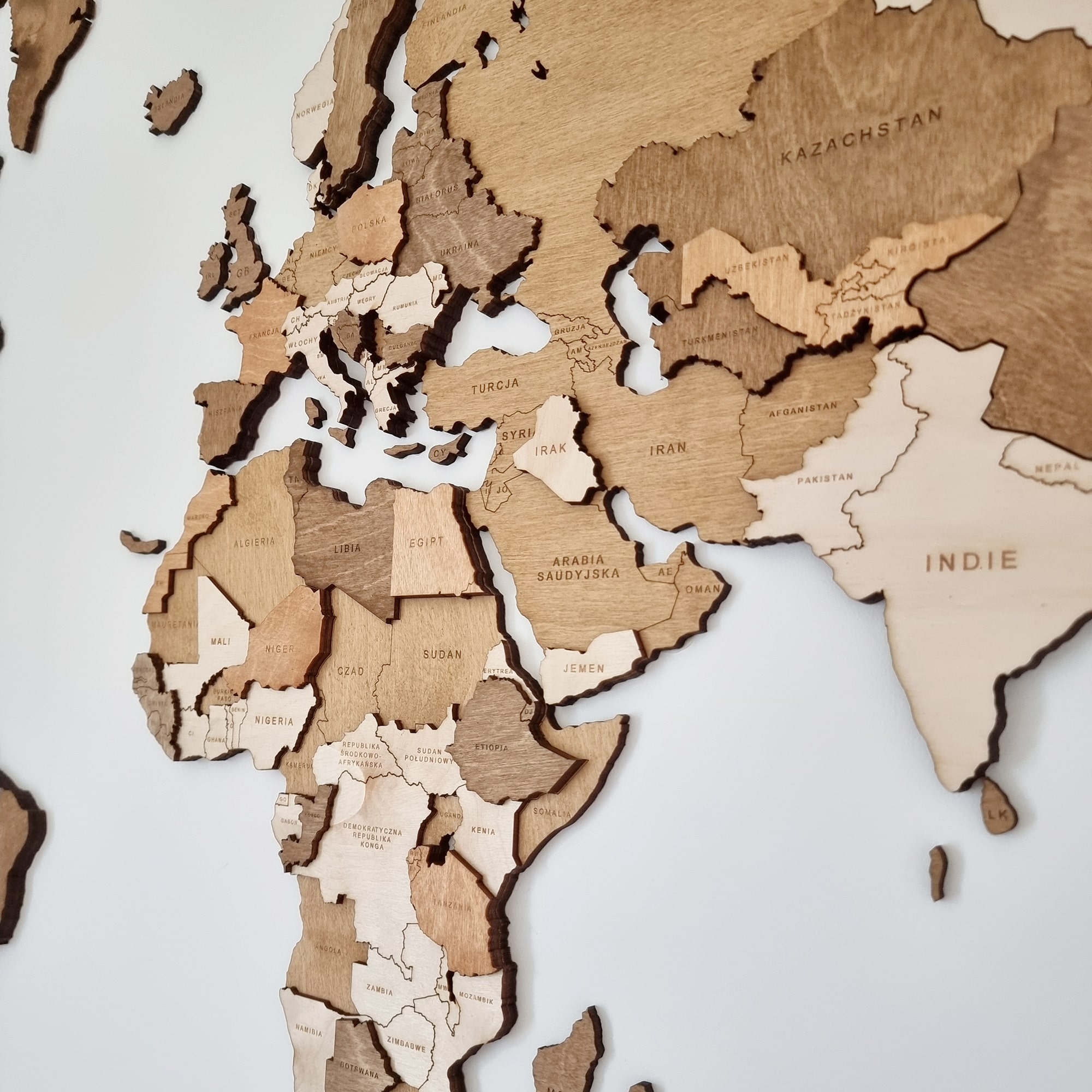 saharyjski pył mapa świata